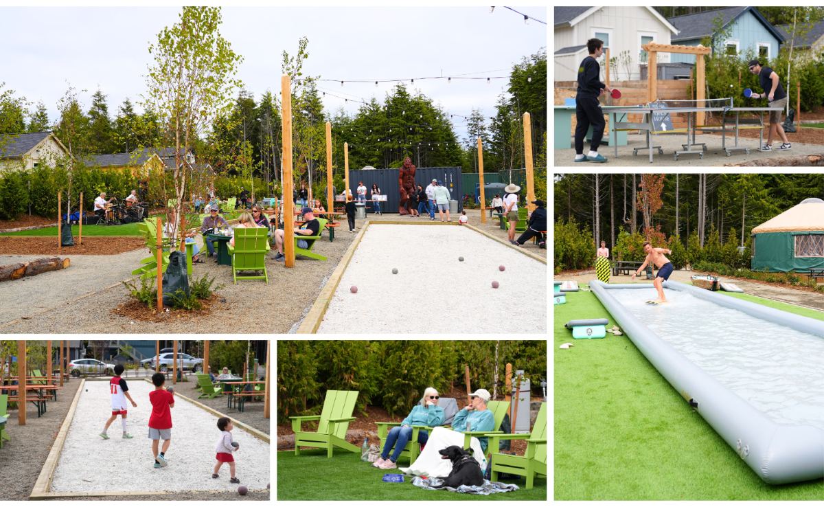 The Maplewood Is Just Steps From The Fernwood Station Outdoor Games Area