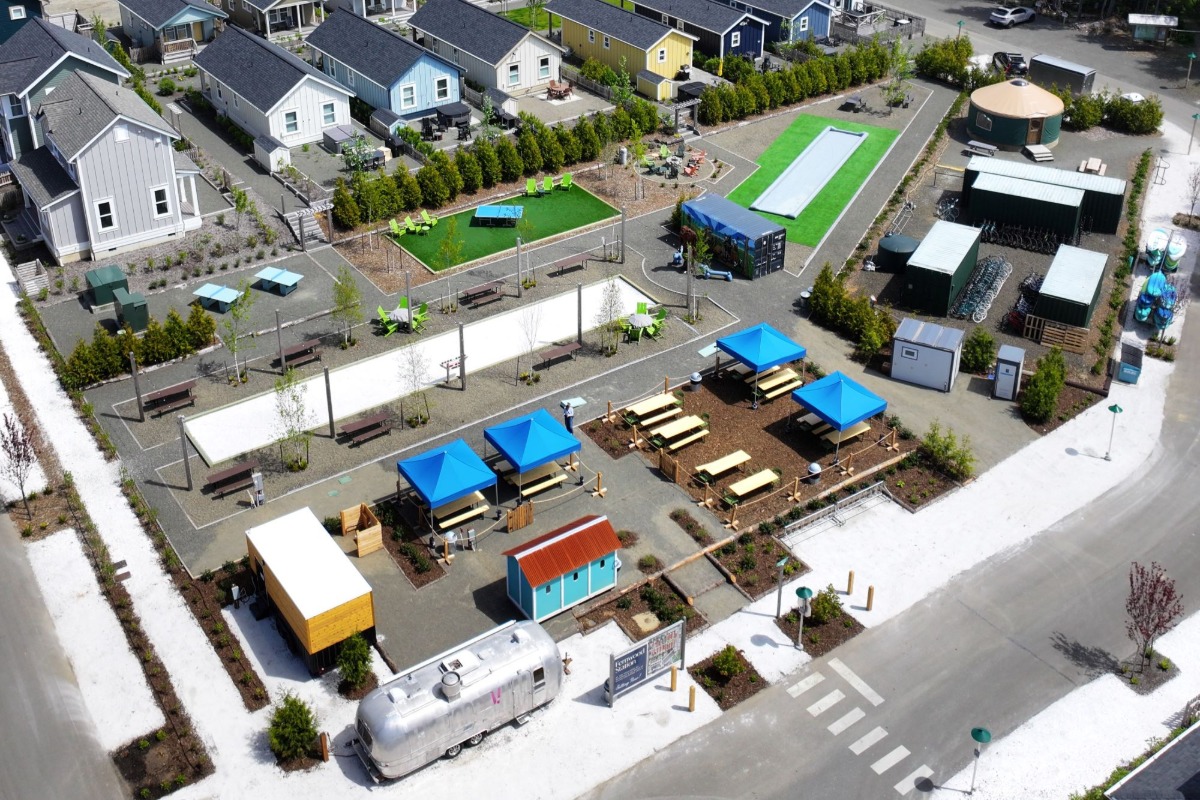 Happy Place Is Just Steps From Fernwood Station Games Courtyard And Seasonal Food Trucks