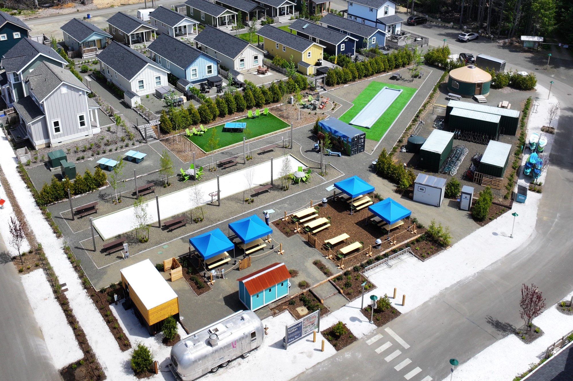 The Maplewood Is Just Steps From The Fernwood Station Outdoor Games Area