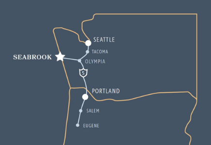 Seabrook's Location On The Coast