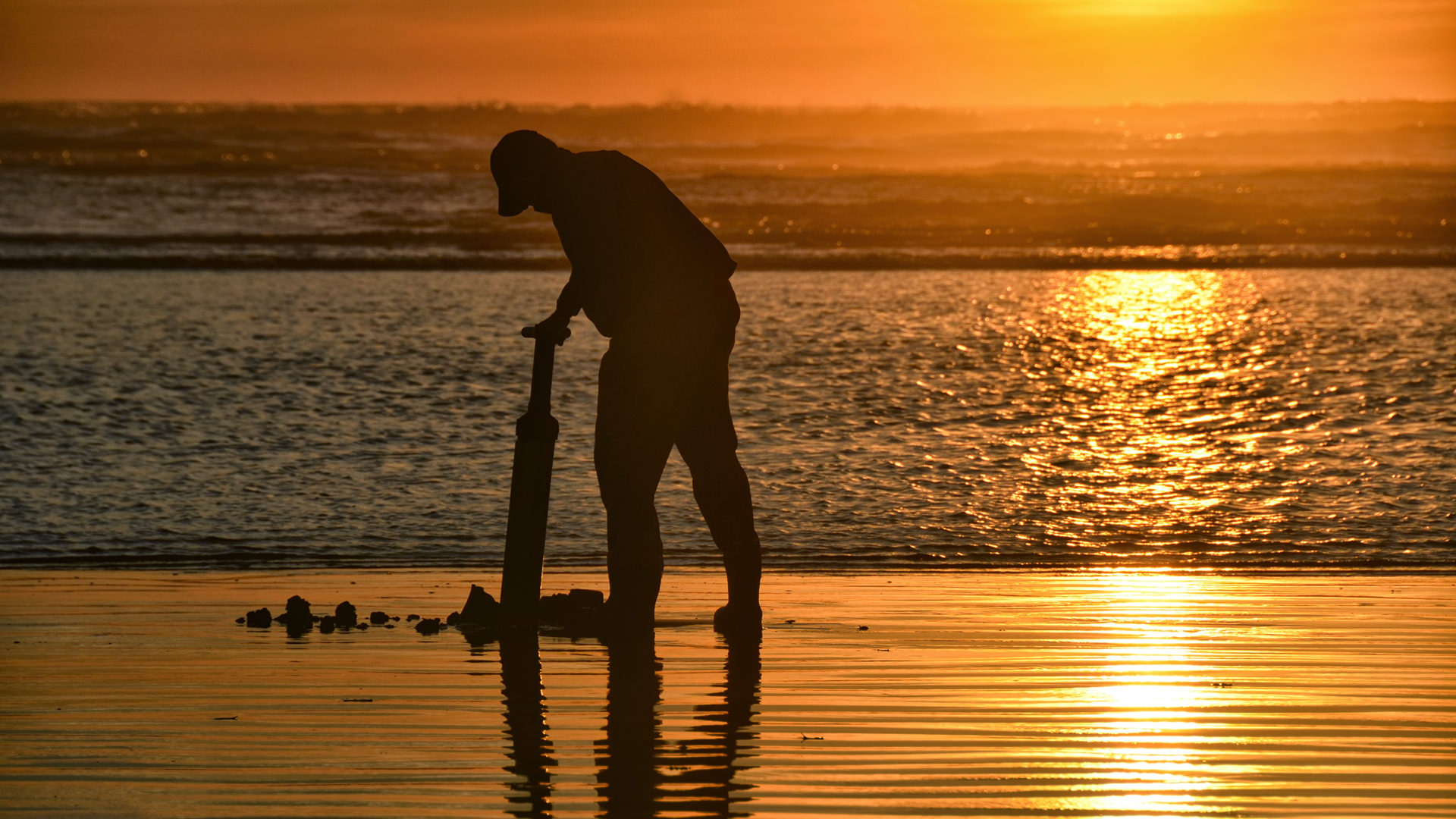 Razor Clam Dig Seabrook Washington Coast Sunset