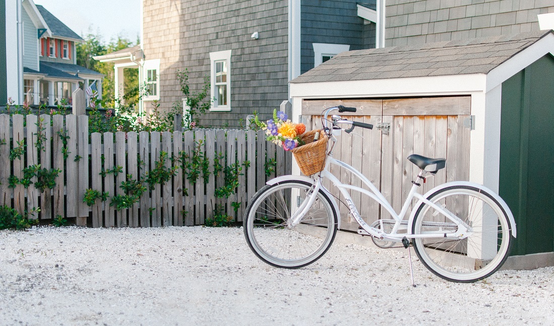 Ride bikes this Spring in Seabrook on one of many trails or on the beach