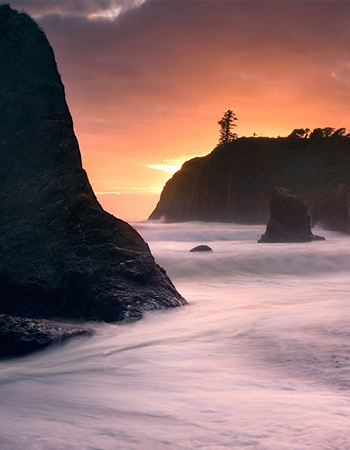 Ruby Beach along the Washington Coast