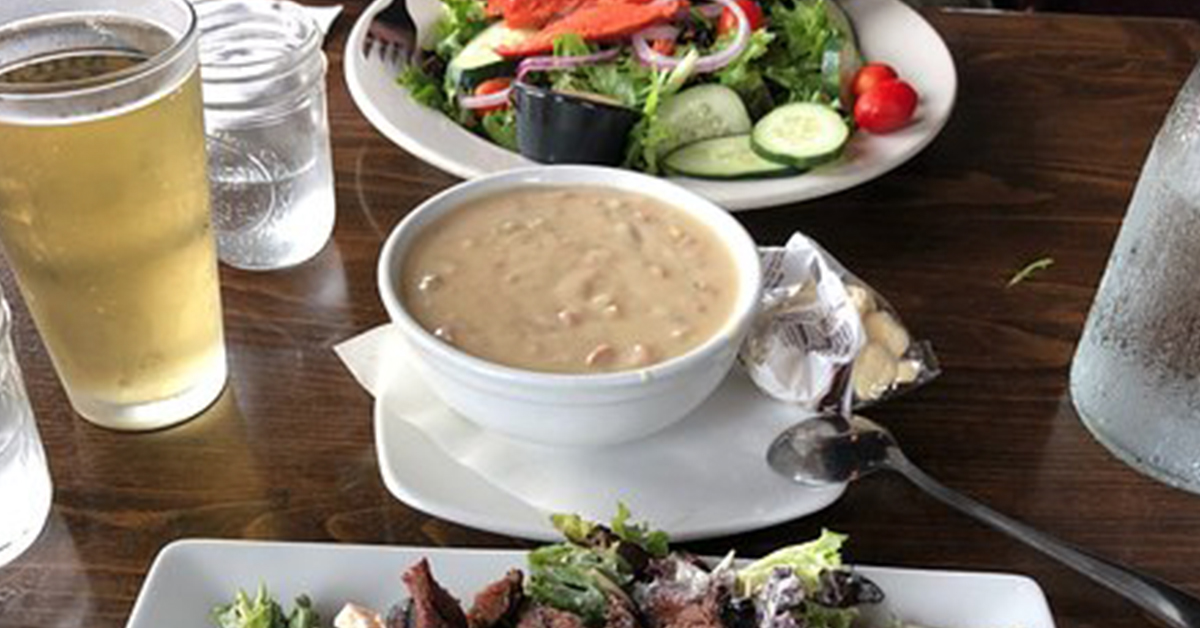 Clam chowder at the Mill 109 in Seabrook