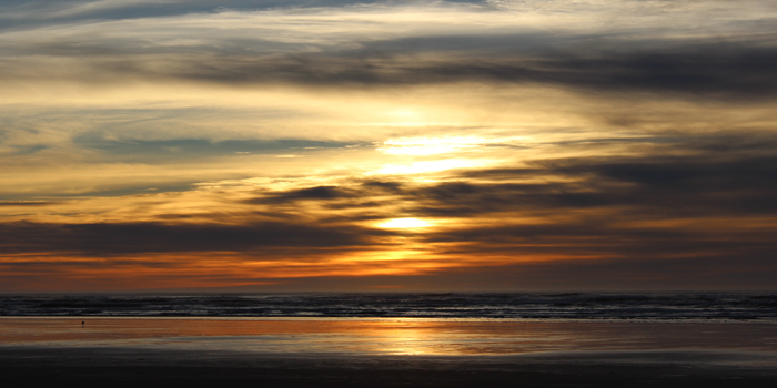 Fiery Seabrook sunset