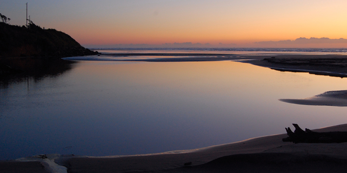 A calm summer sunset at Seabrook