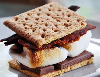 Candied Bacon Smores