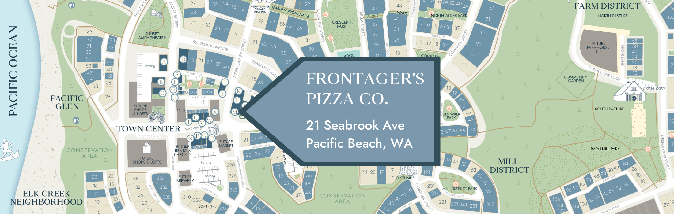 Frontager's Pizza Co Location In Seabrook
