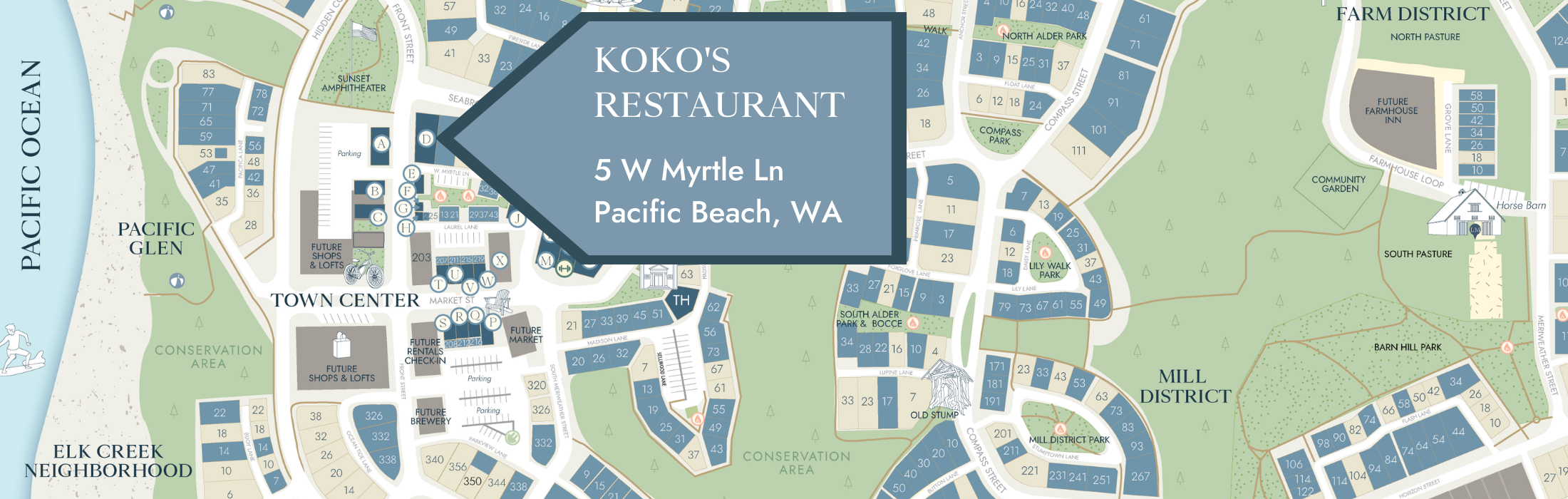 Koko's Location In Seabrook