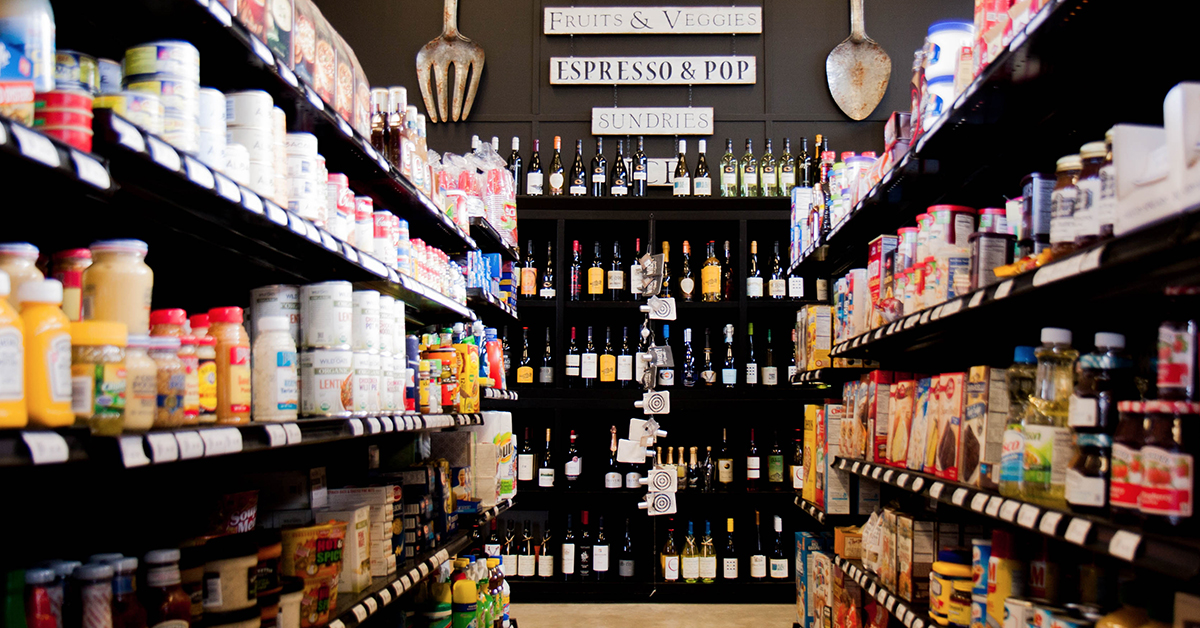 The Front Street Market has a large selection of wines